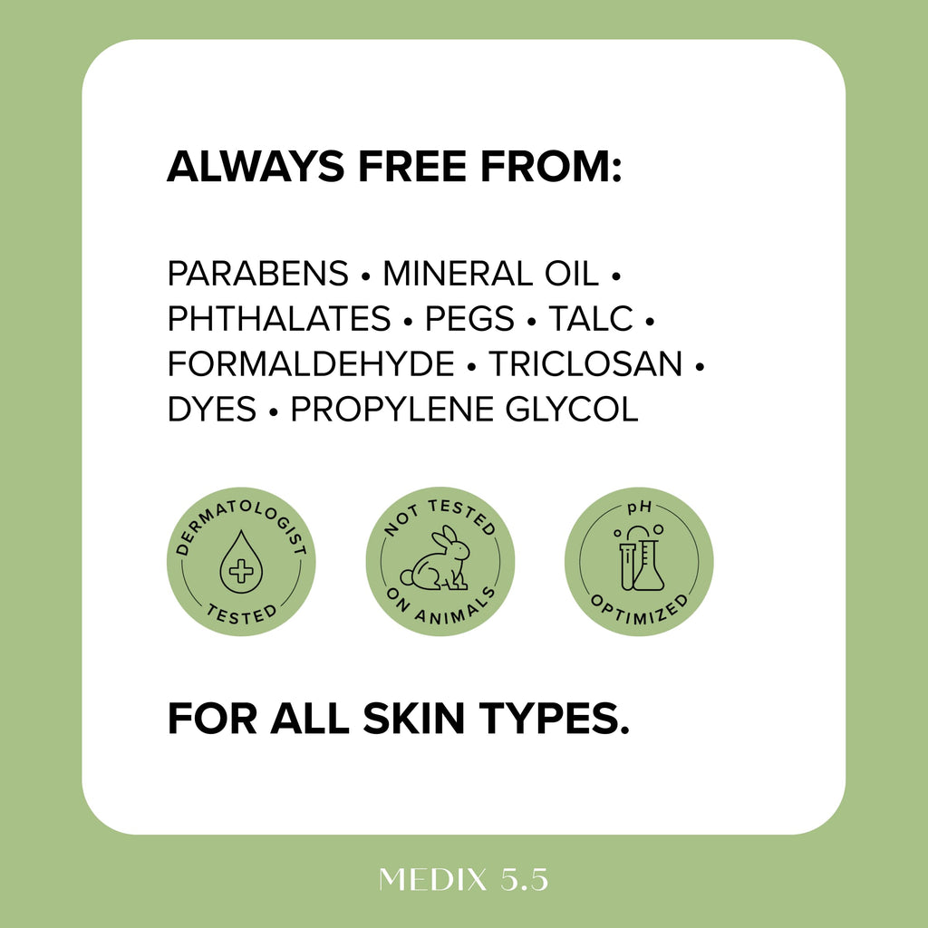Medix 5.5 Coconut Oil Lotion with Manuka Honey Cream – Hydrating Face & Body Moisturizer, 2-Pack
