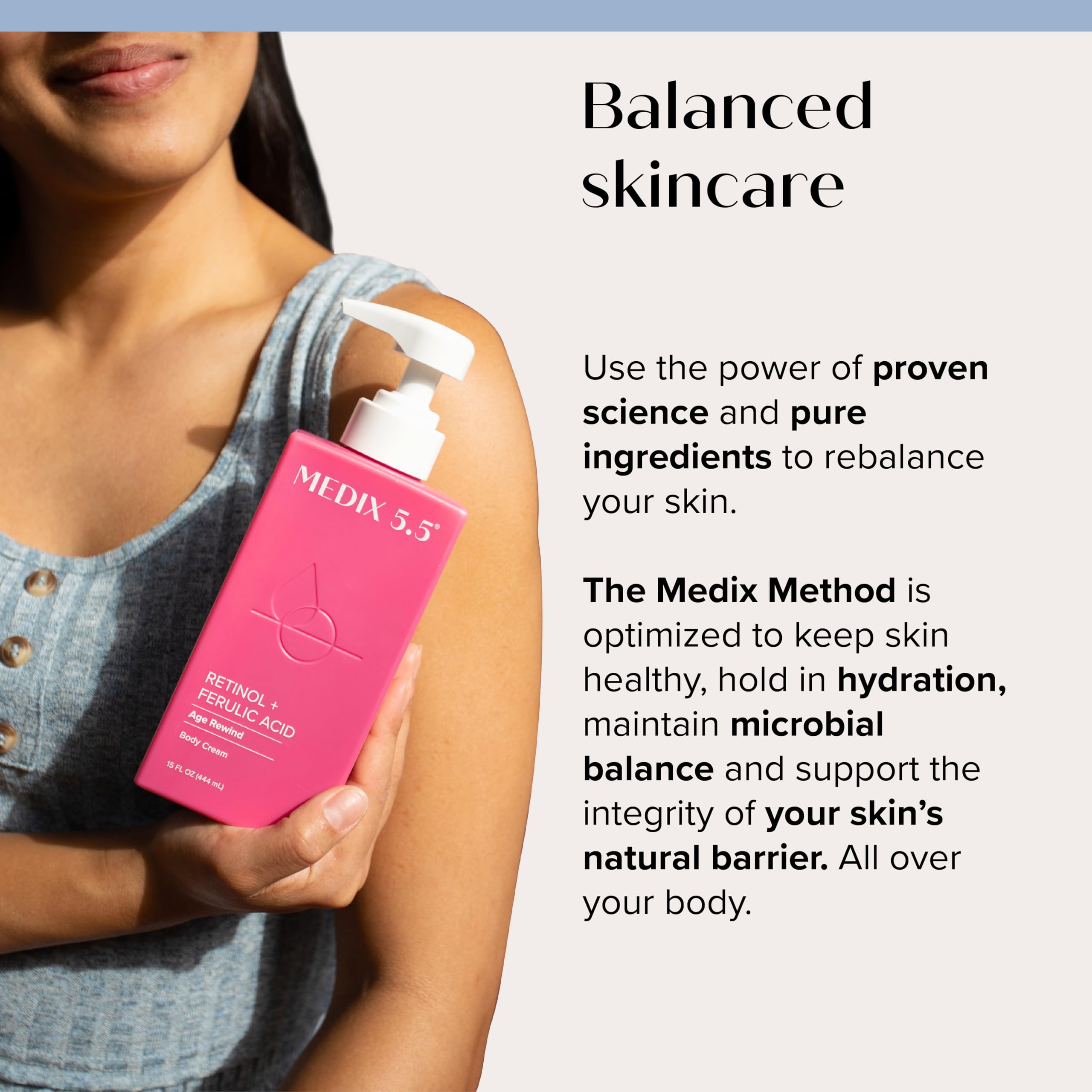 Medix 5.5 Vitamin C Body Wash + Retinol Body Lotion 2-Piece Set | Anti-Aging Skincare for Firmer-Looking Skin