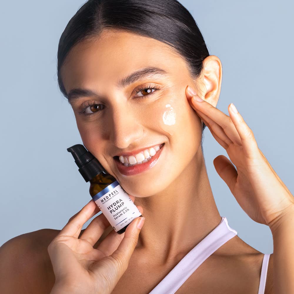 MedPeel Hydra-Plump Hyaluronic Acid Serum 2.5% – Deep Hydration & Radiant Glow | 1.0 fl oz