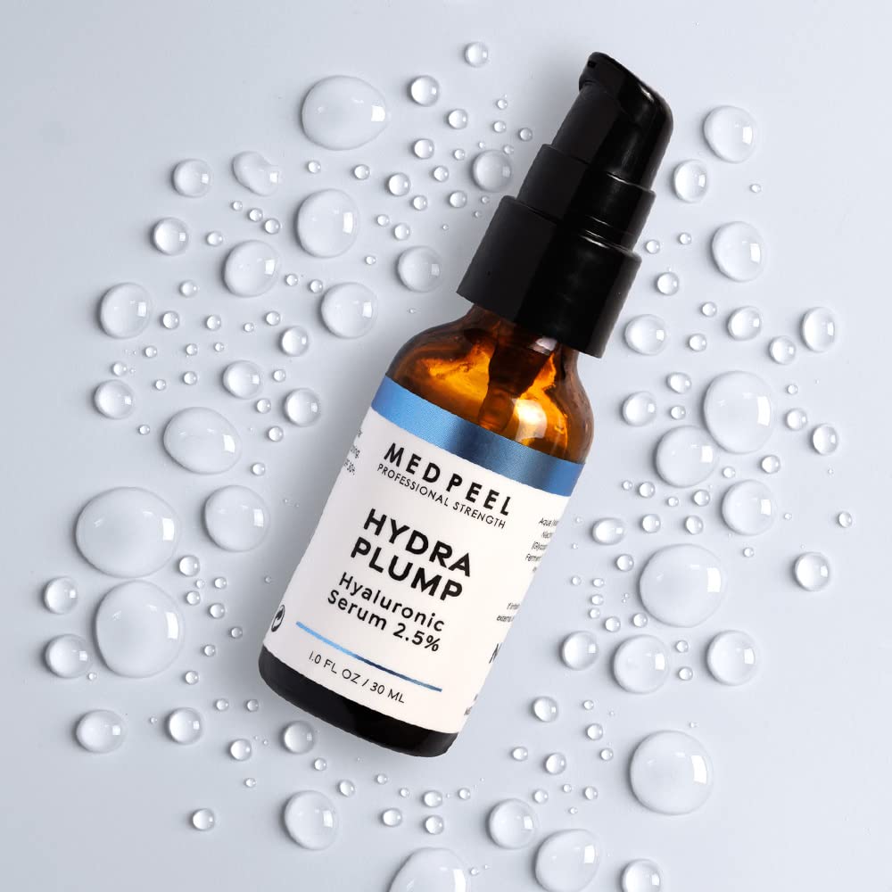 MedPeel Hydra-Plump Hyaluronic Acid Serum 2.5% – Deep Hydration & Radiant Glow | 1.0 fl oz