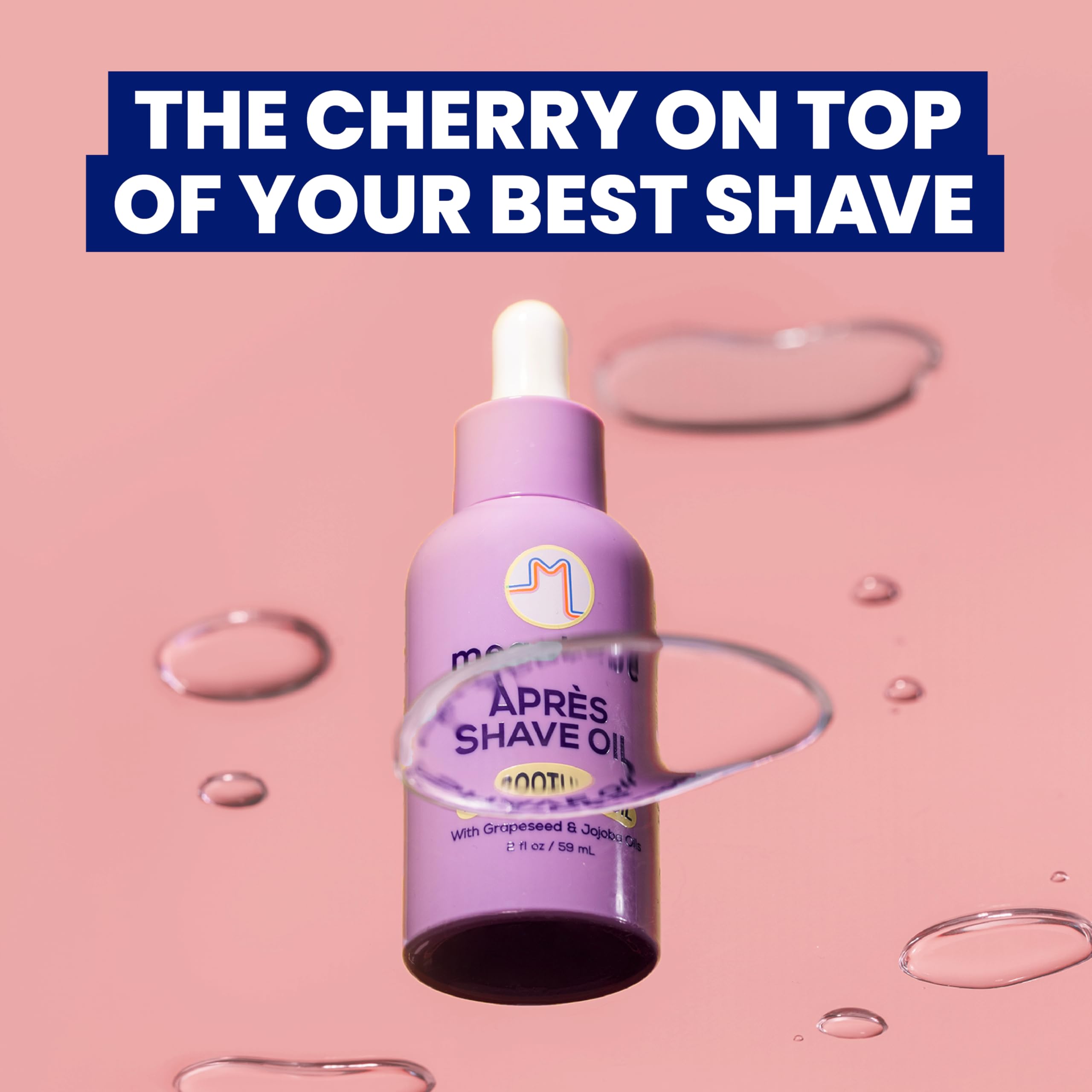 Megababe Après Shave Oil | Soothing After-Shave Oil with Grapeseed & Jojoba, 2 oz