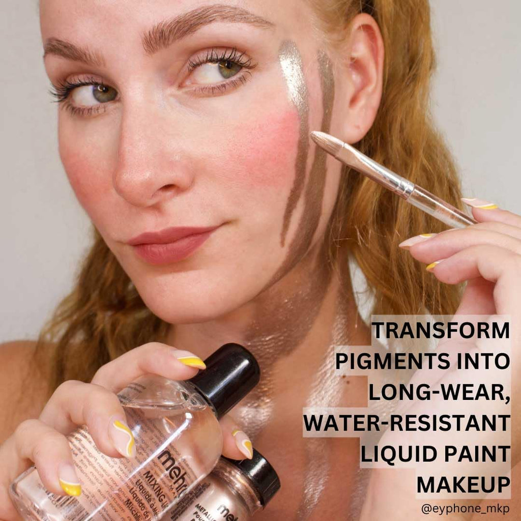 Mehron Makeup Mixing Liquid – Water-Resistant, Multi-Use Transformer (Clear, 4.5 fl oz) Pack of 2
