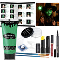 MEICOLY Green Witch Makeup Kit | SFX Halloween Set for Elphaba & Frankenstein