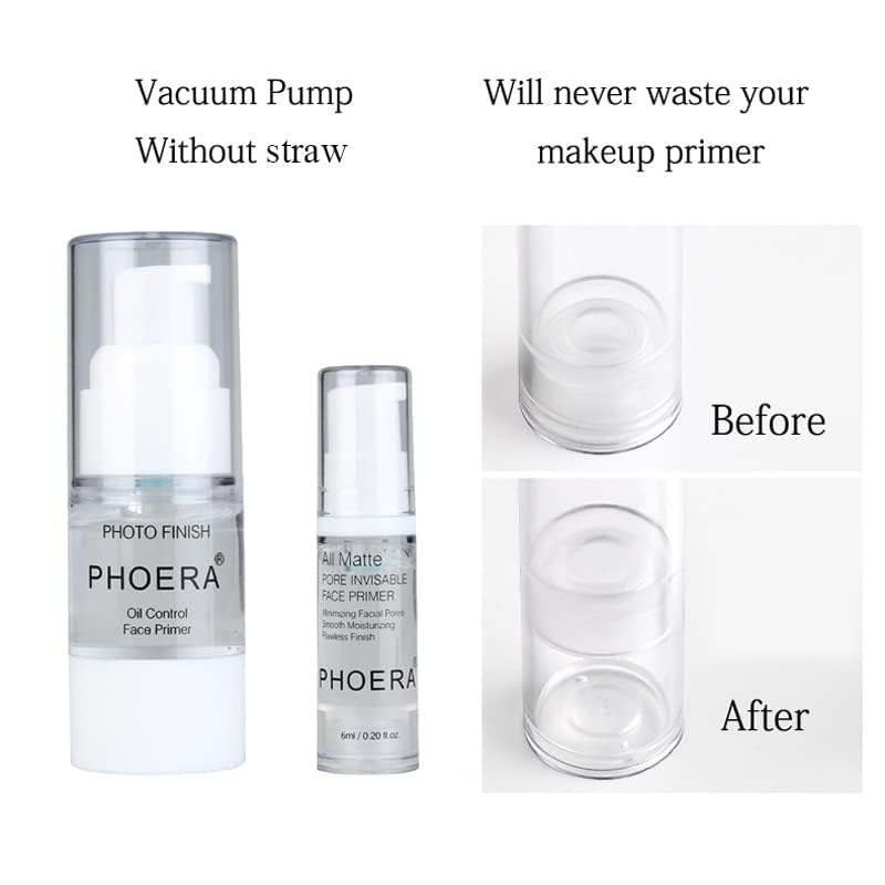Meifen 2 Pack PHOERA Face Primer – Mattifying Base, Pore Minimizer & Fine Line Prep (6ml)