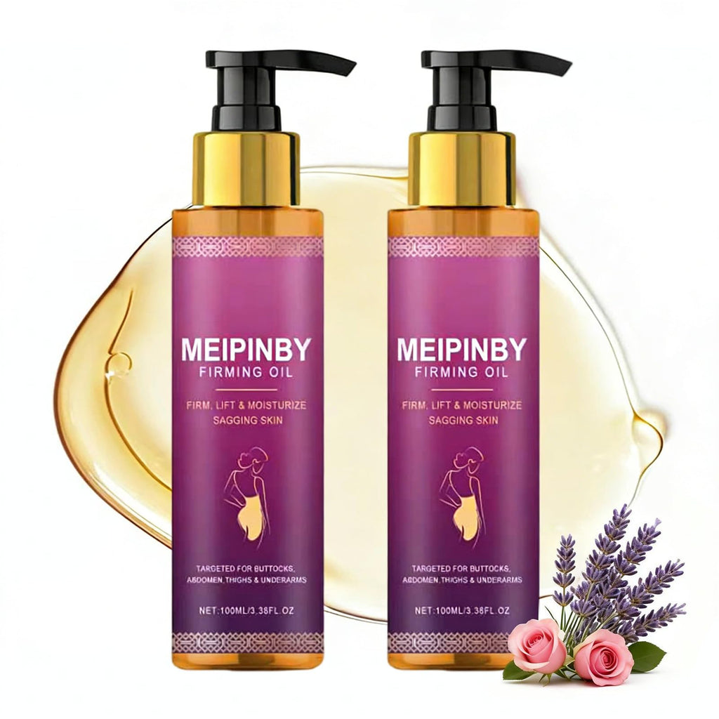 MEIPINBY 2x100ml Body Firming Oil – Fast-Absorbing Hydration for Arms, Chest & Thighs