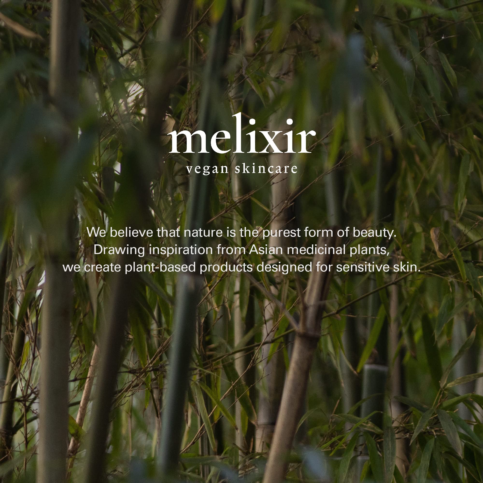 Melixir Vegan Hydration Kit for Dry Skin | Bamboo Hydration Serum + Relief Facial Moisturizer