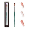 MelodySusie Kolinsky Acrylic Nail Brush – 66% Kolinsky Hair, Aurora Collection, Size 8