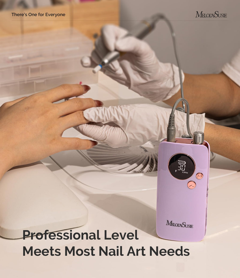 MelodySusie SC320F Entry-Level Clip-On Nail Drill — 30,000 RPM
