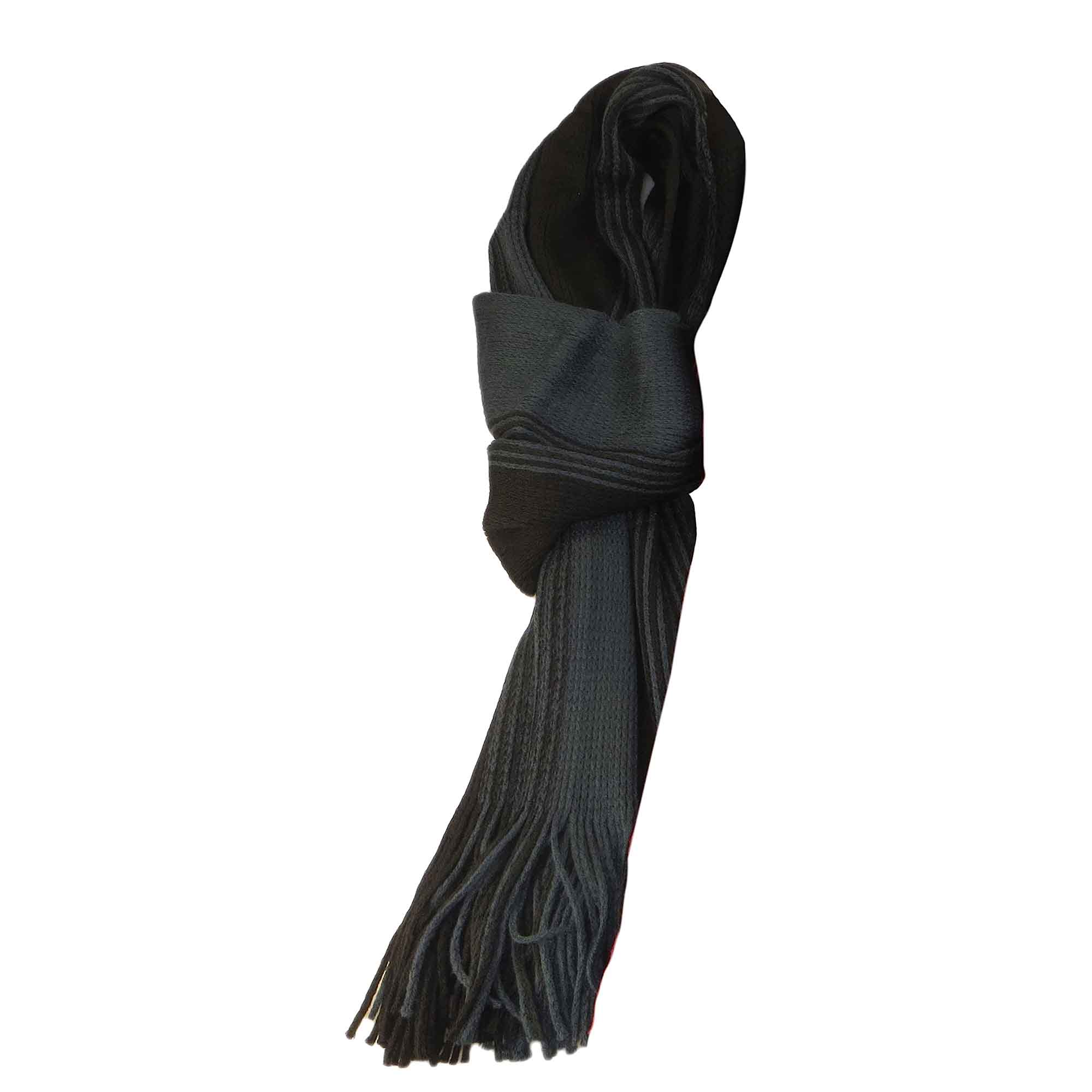 Sock Stack Mens Thermal Woven Stripe Acrylic Scarf Multi-Coloured Lightweight Insulation