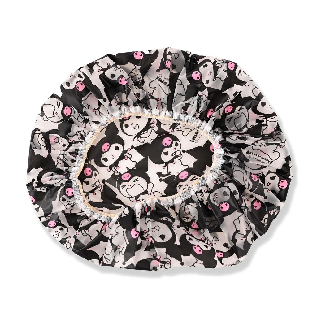 MENBLY Kitty & Kuormi-Bunny Shower Cap 2 Pack | Reusable Waterproof Hair Cover for All Hair Lengths