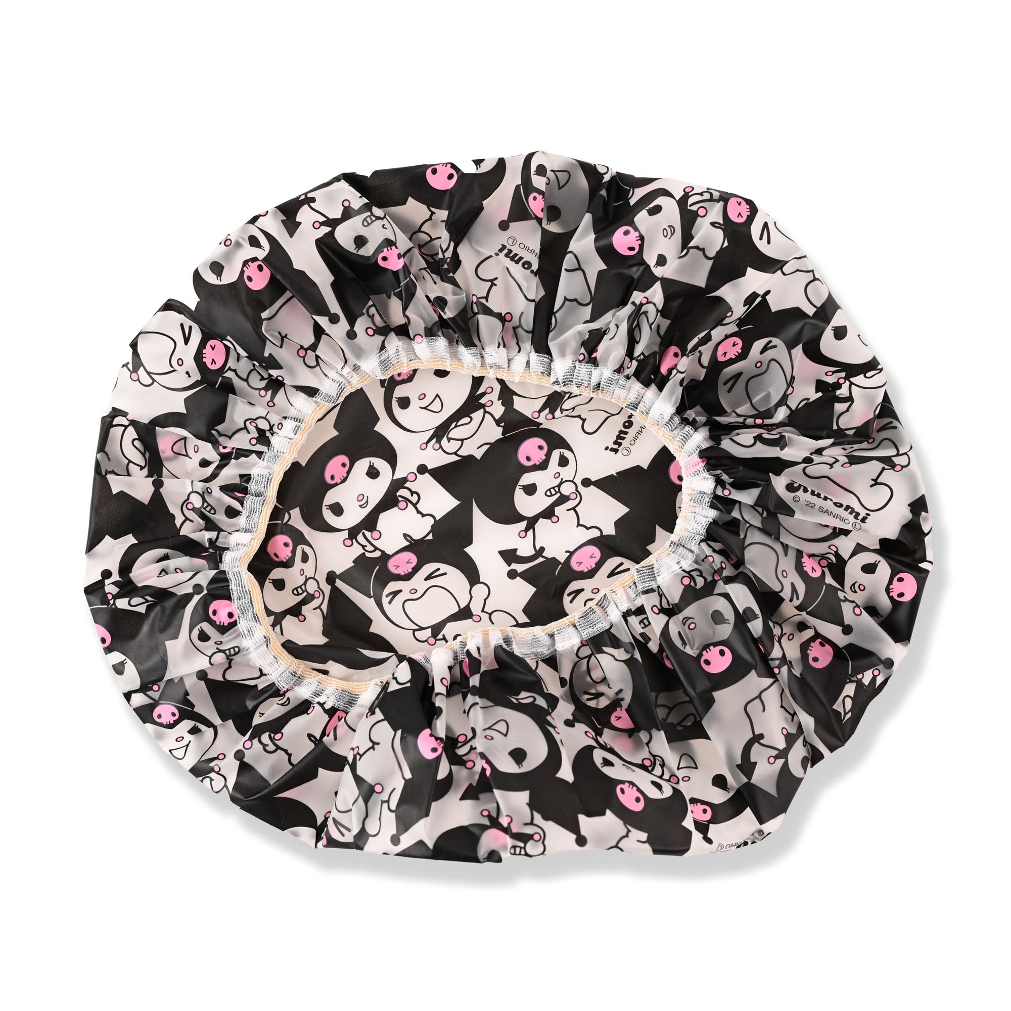 MENBLY Kitty & Kuormi-Bunny Shower Cap 2 Pack | Reusable Waterproof Hair Cover for All Hair Lengths