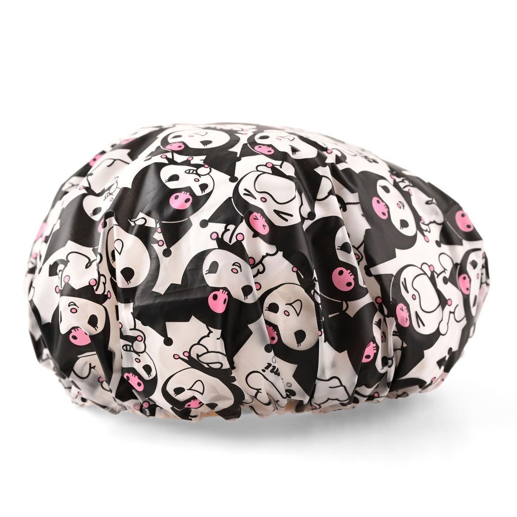 MENBLY Kitty & Kuormi-Bunny Shower Cap 2 Pack | Reusable Waterproof Hair Cover for All Hair Lengths