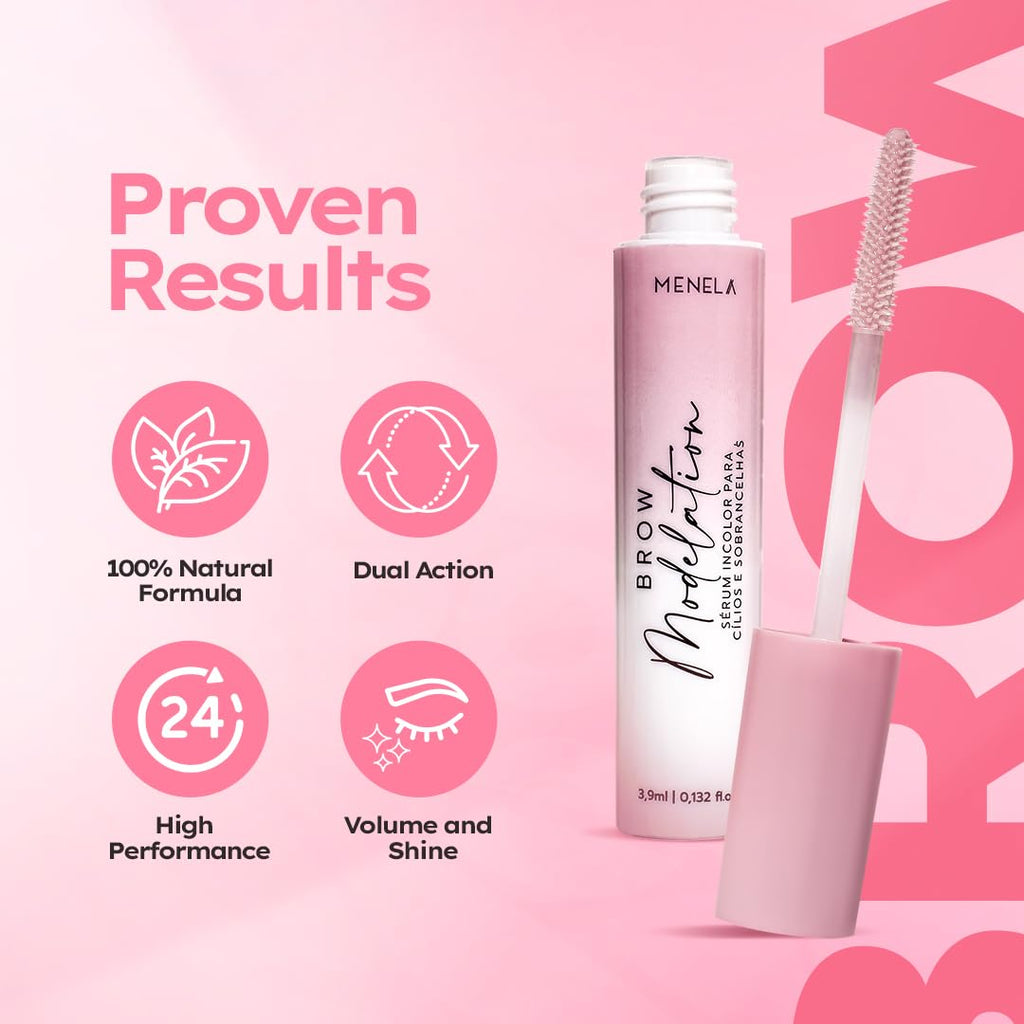 MENELA 2-in-1 Eyebrow & Lash Serum – 10 Botanical Actives, Biotin