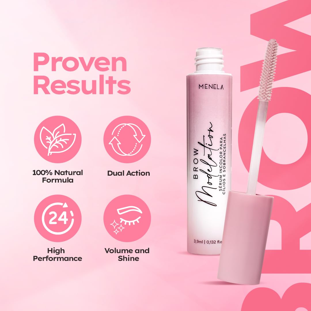 MENELA 2-in-1 Eyebrow & Lash Serum – 10 Botanical Actives, Biotin