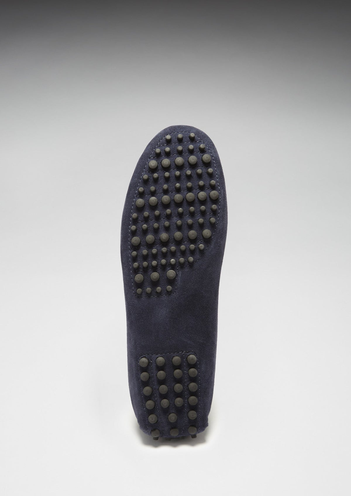 Tasselled Driving Loafers, navy blue suede