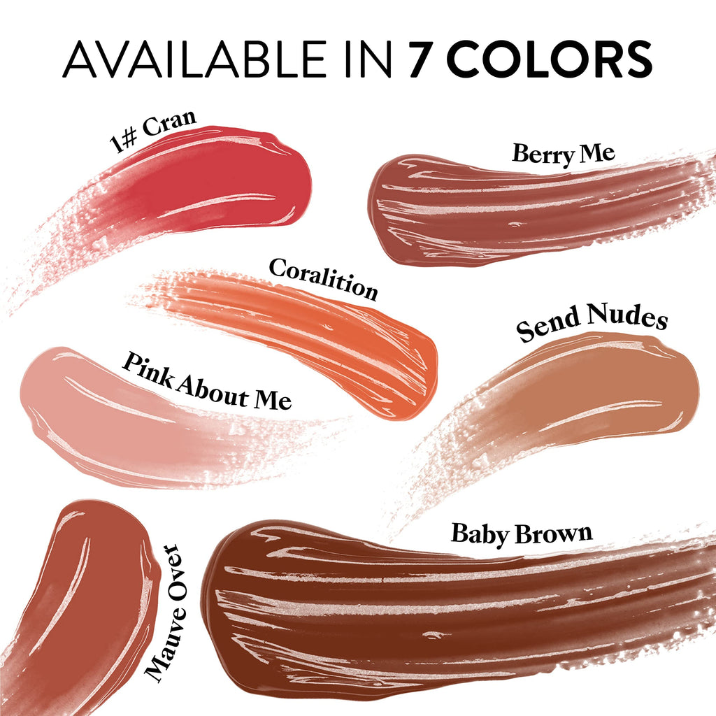 Mented #1 Cran Cranberry Pink Lip Gloss – Buildable, Long-Lasting, Vegan & Cruelty-Free, Made in USA