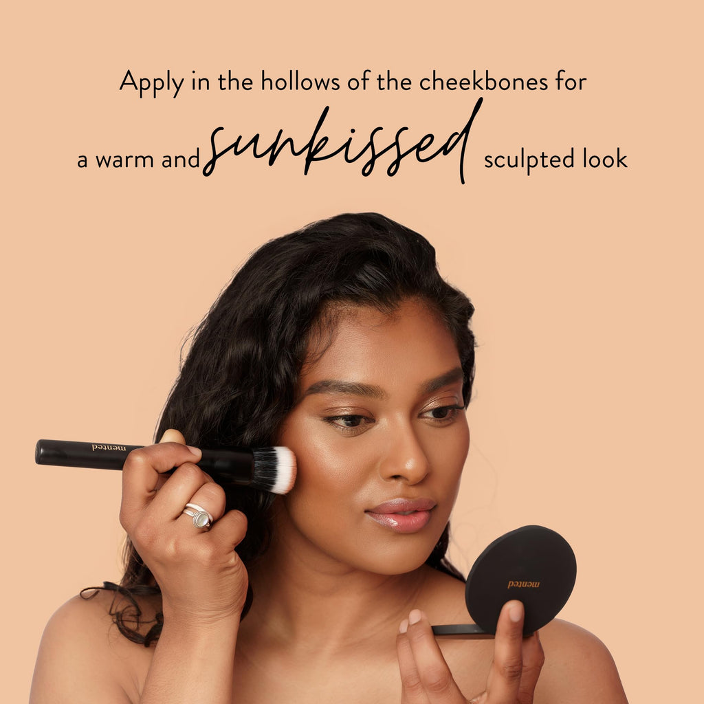 Mented Yacht Life Shimmer Bronzer & Highlighter Palette – Vegan, Cruelty-Free, Made in Italy | 0.35oz/10g