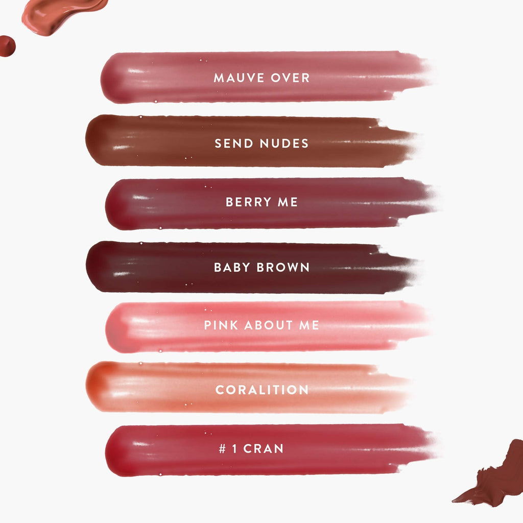 Mented Pink About Me Lip Gloss — Buildable, Moisturizing, Vegan, Cruelty-Free, Made in USA