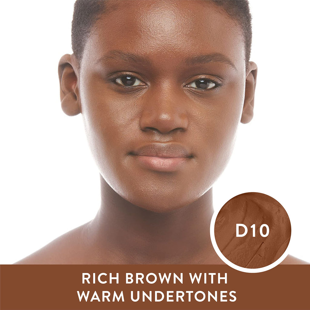 Mented Cosmetics Stick Foundation for Dark Skin – Concealer & Contour, Vegan & Cruelty-Free, D10