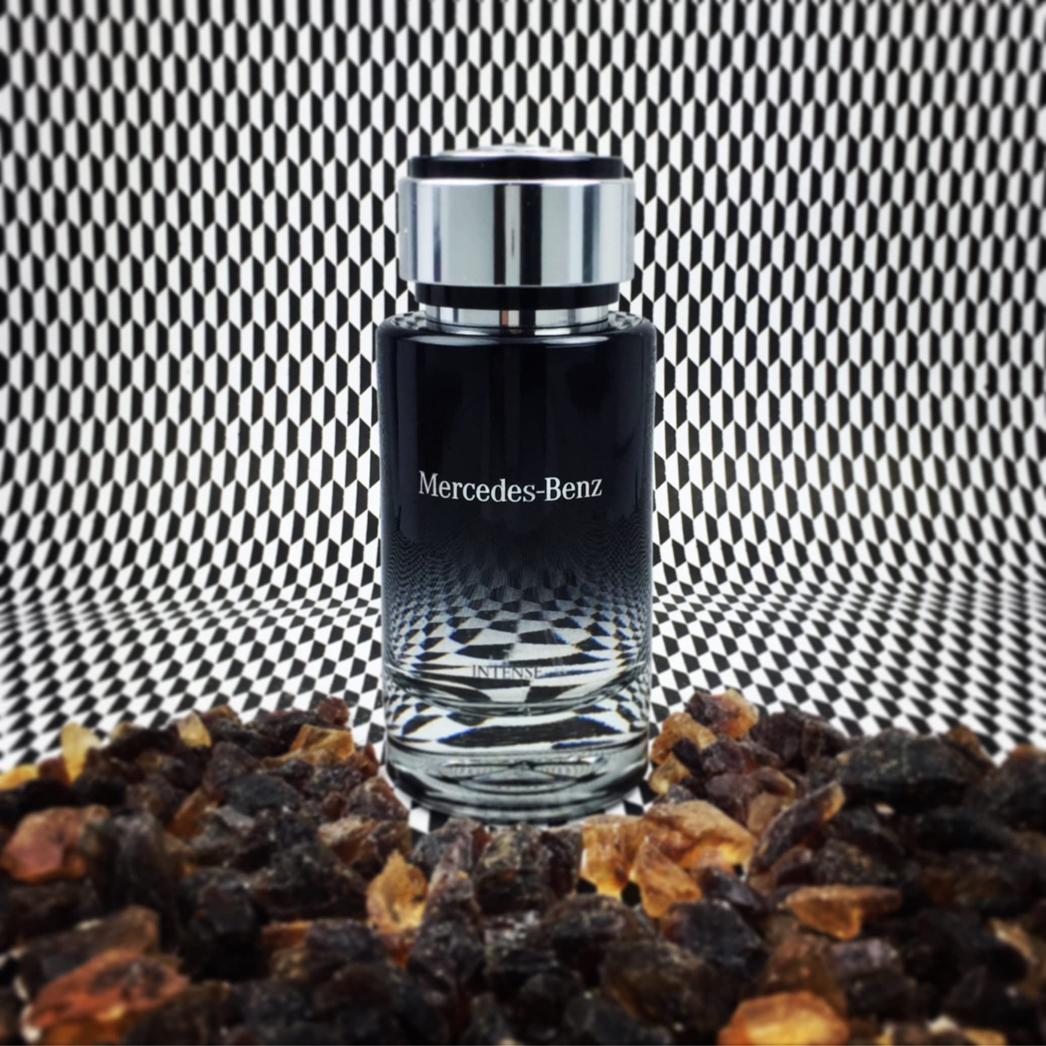 Mercedes-Benz Intense Eau de Toilette for Men - Spicy Aromatic Natural Spray, 4 oz