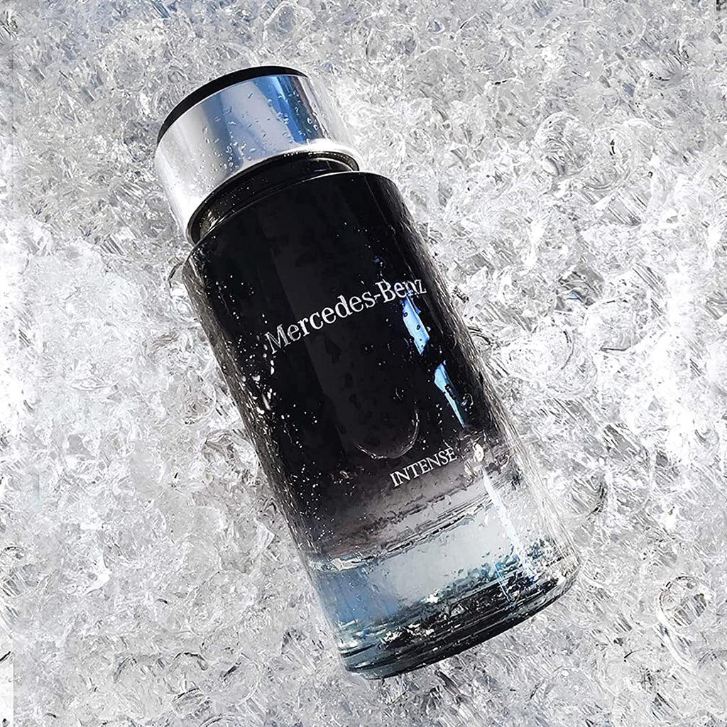 Mercedes-Benz Intense Eau de Toilette for Men - Spicy Aromatic Natural Spray, 4 oz