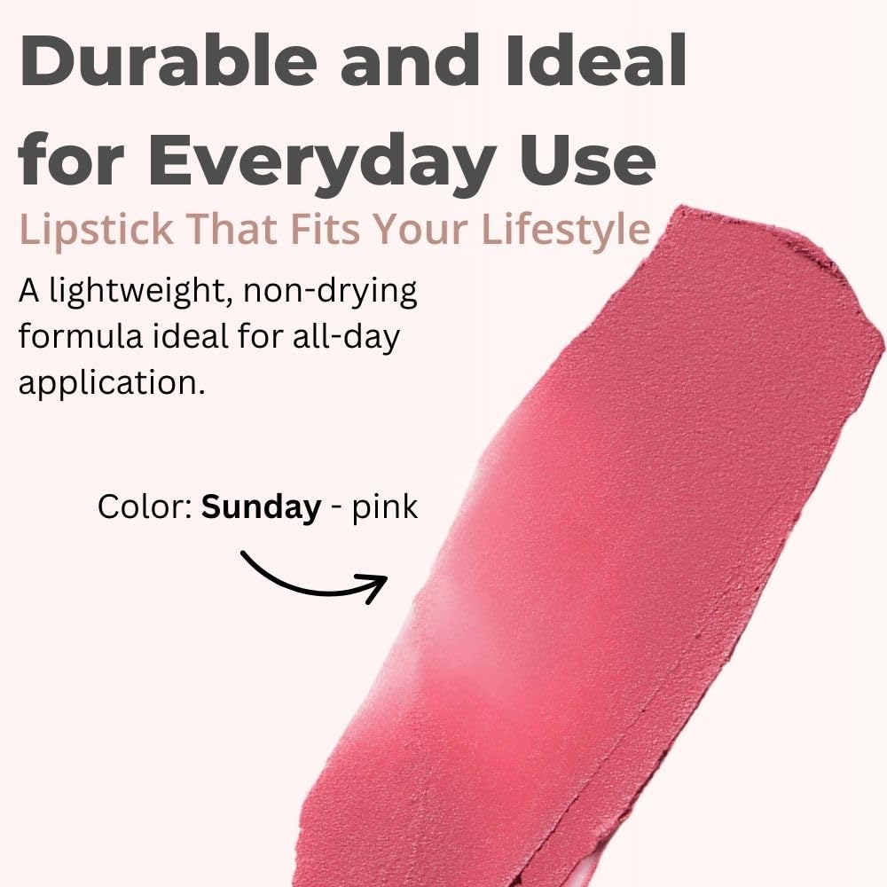 Merit Signature Lip Sunday – Lightweight Matte Lipstick | 0.10 oz / 3 g
