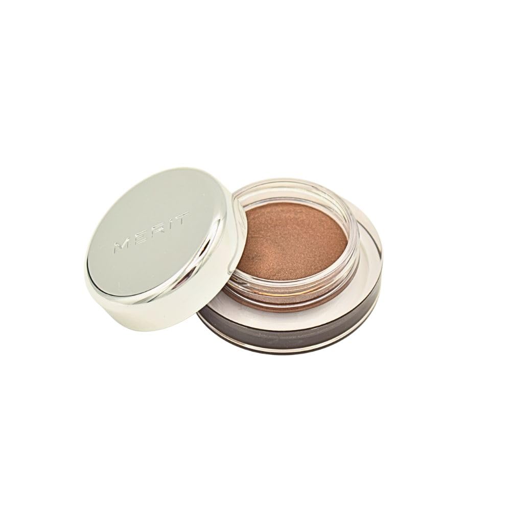 Merit Solo Shadow Cream Eyeshadow Sartorial Bronze — Buildable, Crease-Free Pearlescent Color | Vegan & Cruelty-Free 0.1 oz
