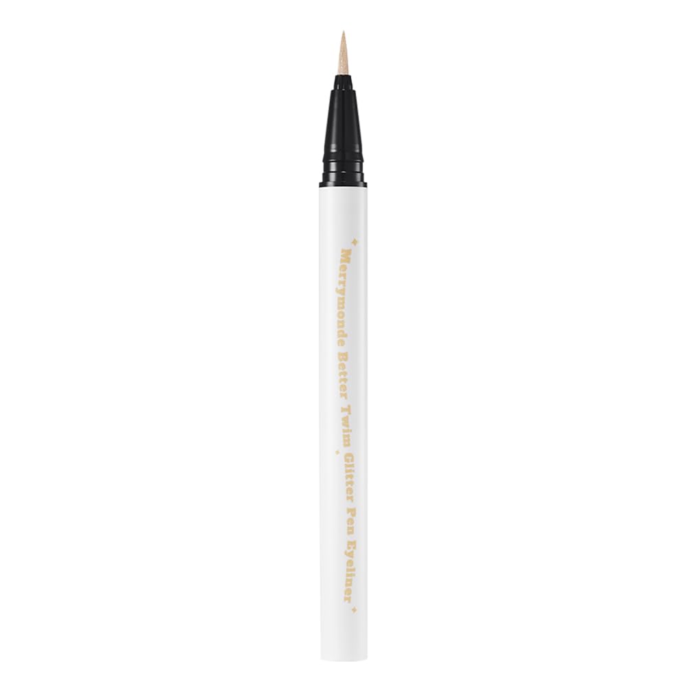 Merrymonde Better Twim Glitter Pen Eyeliner – Long-Lasting, High-Pigment Glitter in Beige