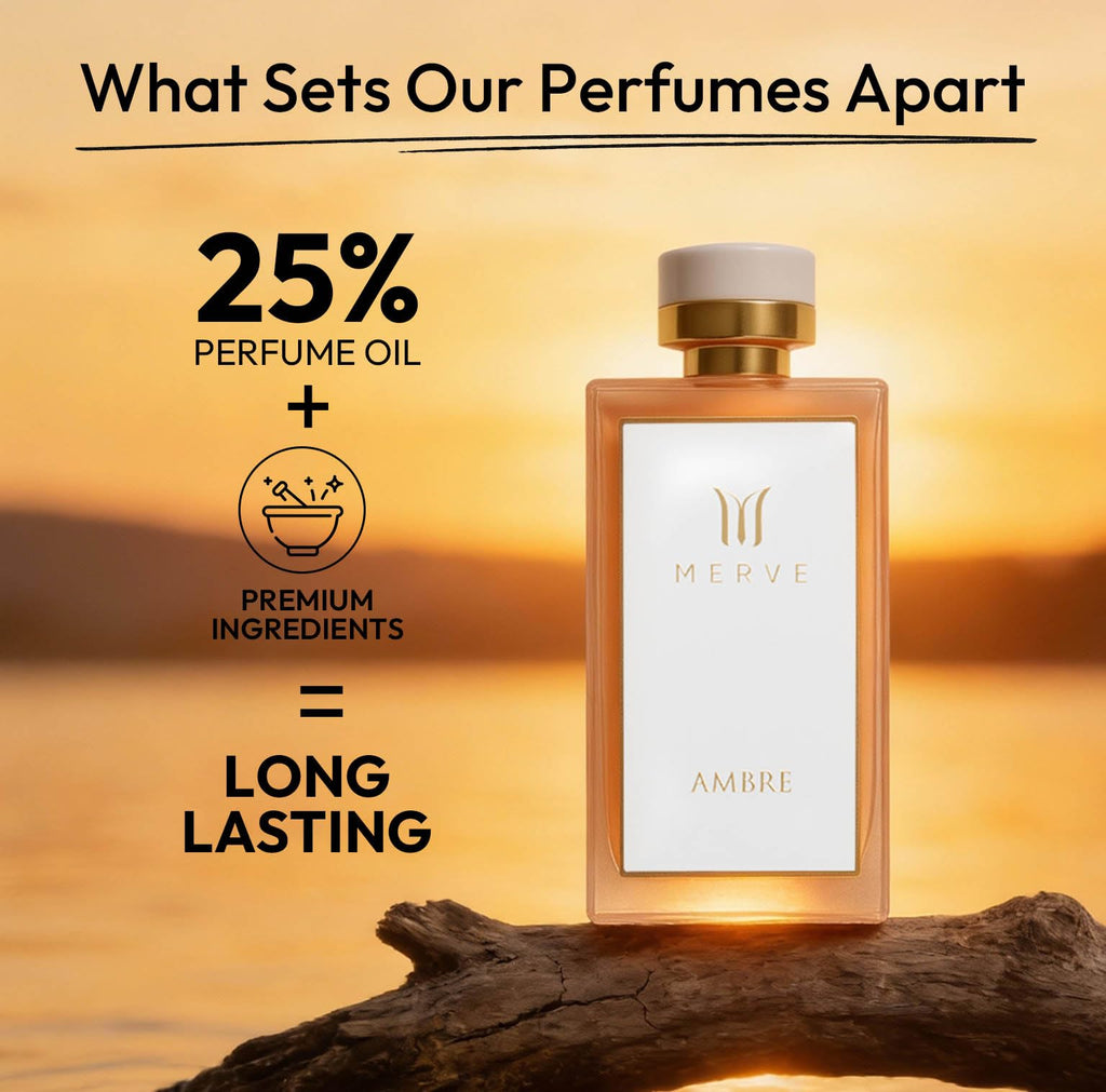 Merve Ambre Perfume for Women | 3.4 oz Eau de Parfum | Long-Lasting Luxury