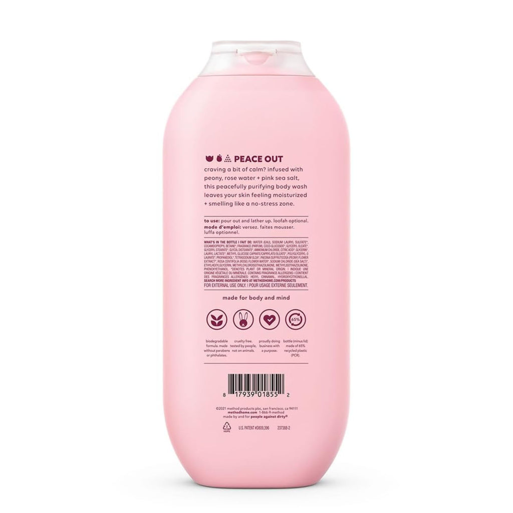 Method Body Wash Bundle: Berry Balance + Pure Peace | 2x18 oz Cruelty-Free