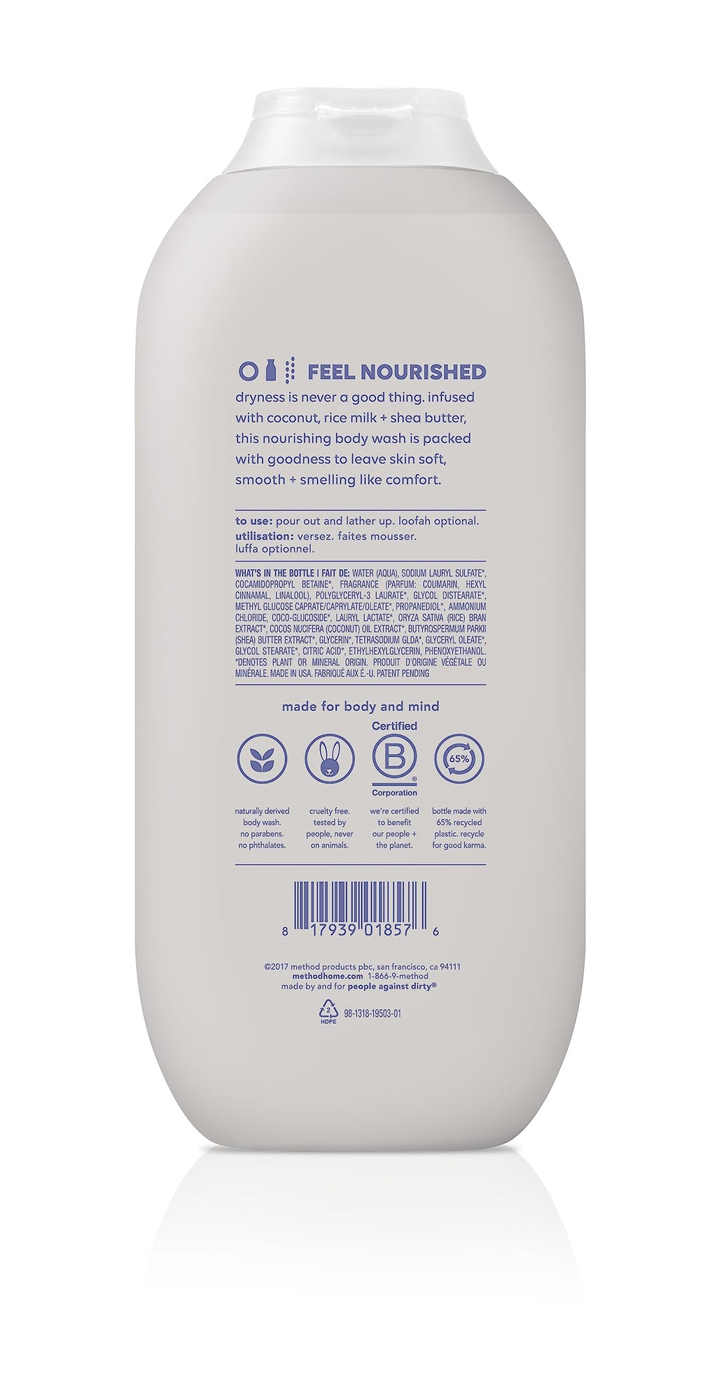 Method Body Wash Sampler Variety Pack – Pure Peace, Sea & Surf, Daily Zen (3 x 18 oz bottles)