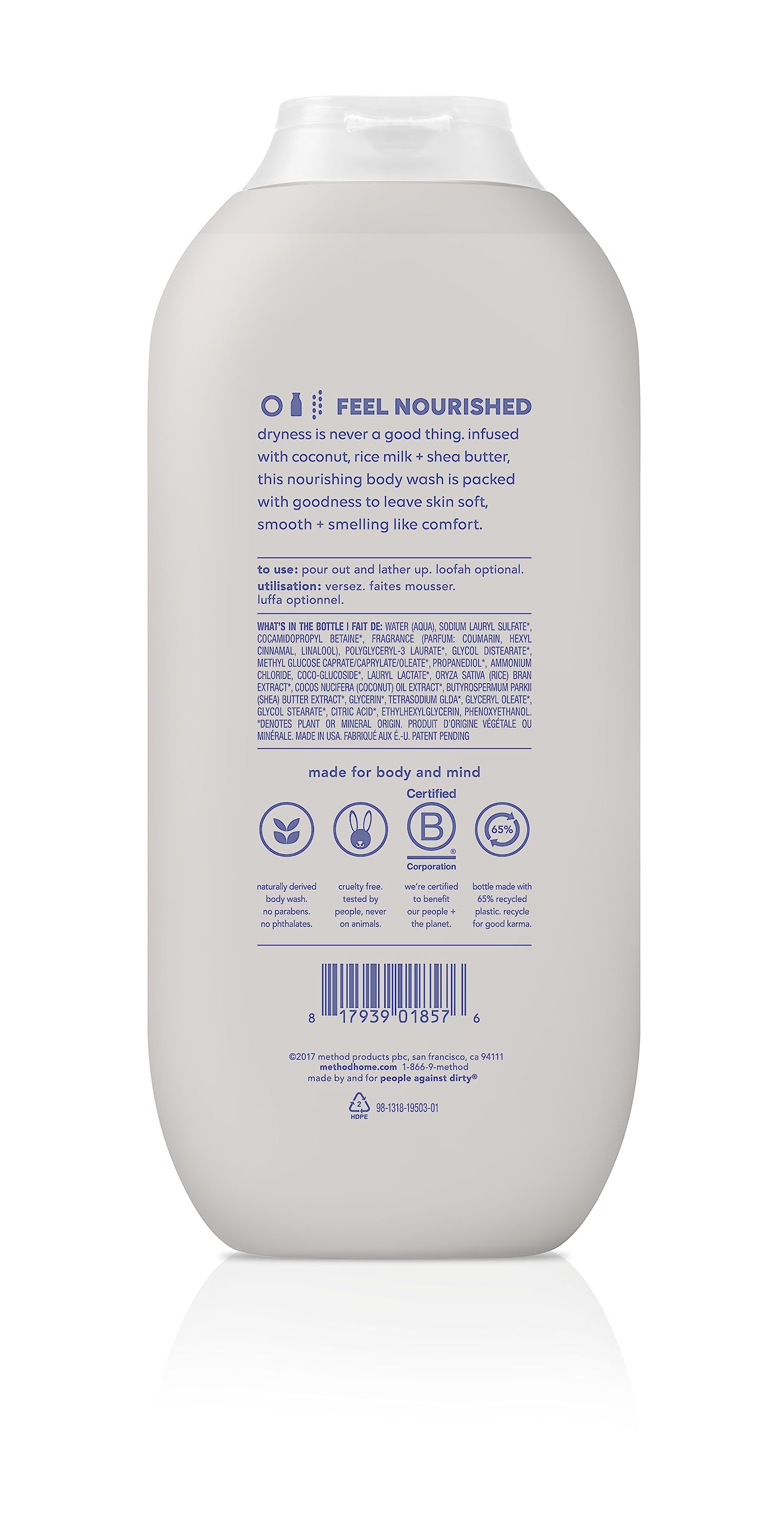 Method Body Wash Sampler Variety Pack – Pure Peace, Sea & Surf, Daily Zen (3 x 18 oz bottles)