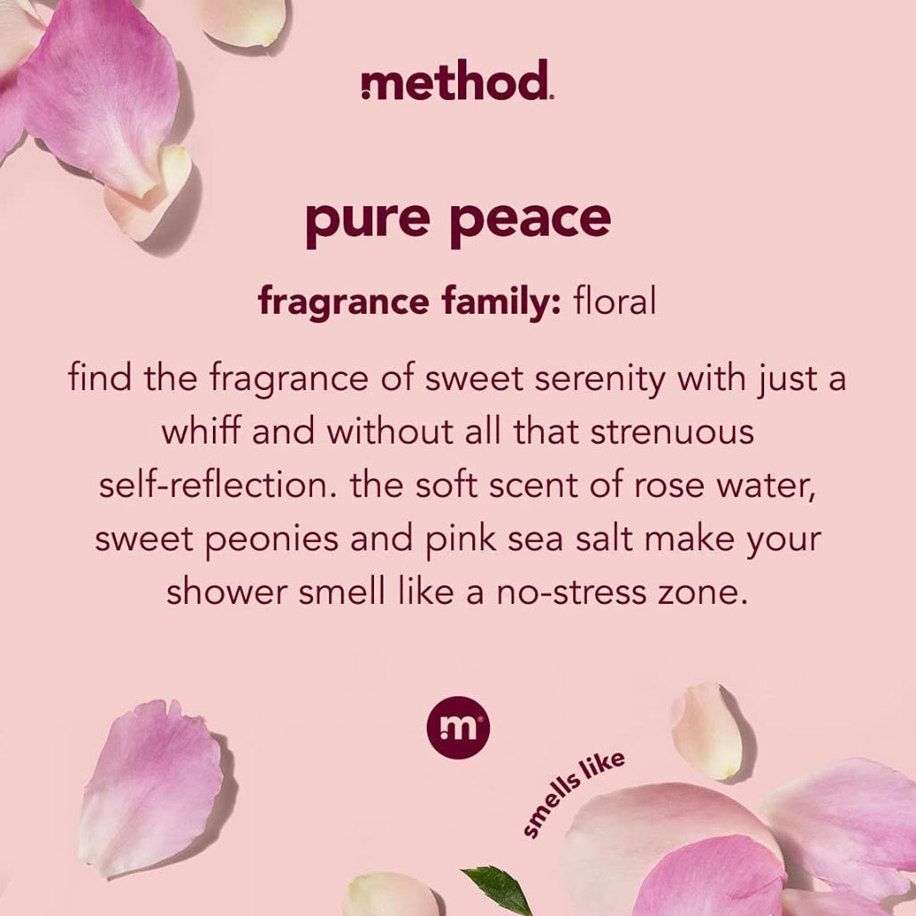 Method Body Wash Sampler Variety Pack – Pure Peace, Sea and Surf, Simply Nourish (3 x 18 oz)