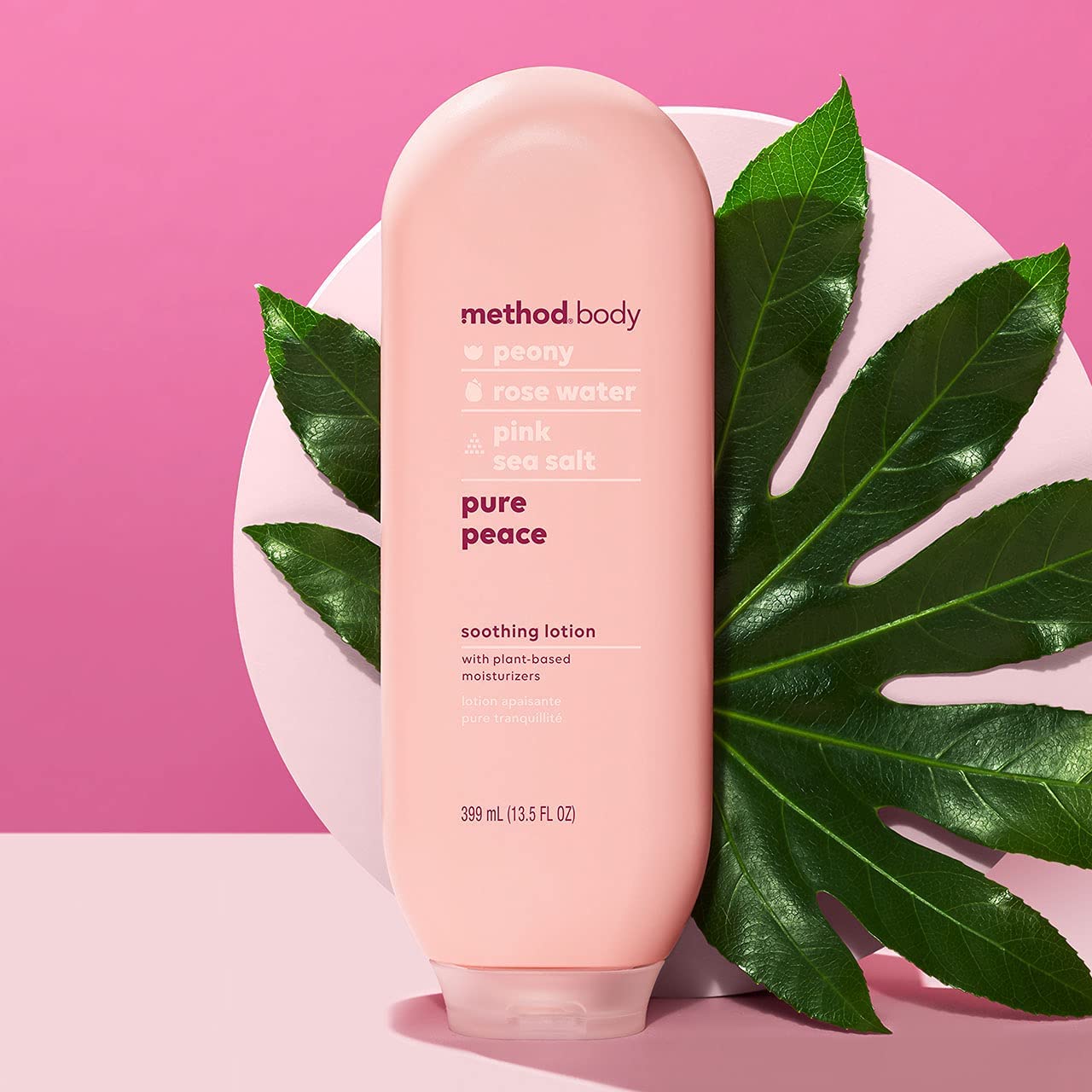 Method Daily Lotion Pure Peace – 24-Hour Plant-Based Hydration (6 x 13.5 oz)