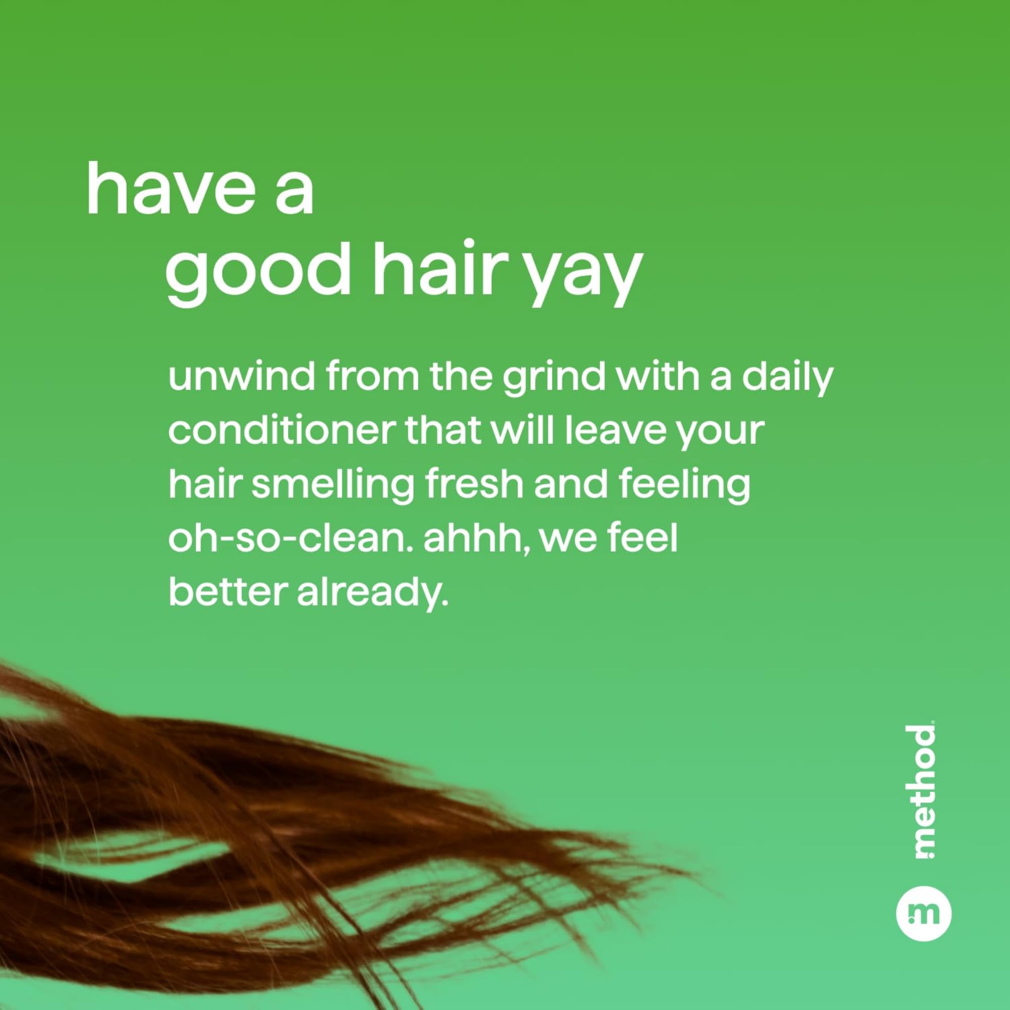 Method Everyday Conditioner — Daily Zen with Cucumber, Green Tea and Seaweed | 13.5 oz x3, Paraben and Sulfate Free