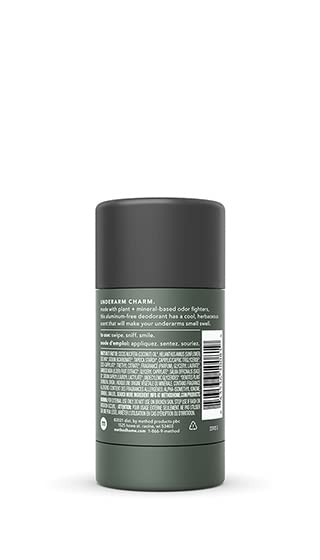 Method Men Aluminum Free Deodorant – Cedar & Cypress, 2.65 oz (2 Pack)