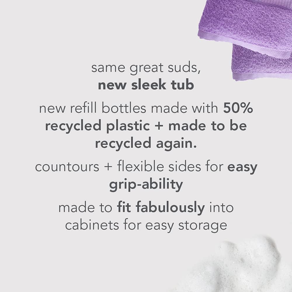 Method Premium Gel Hand Soap Refill (4 × 34 oz) – Violet + Lavender, Recyclable Bottle