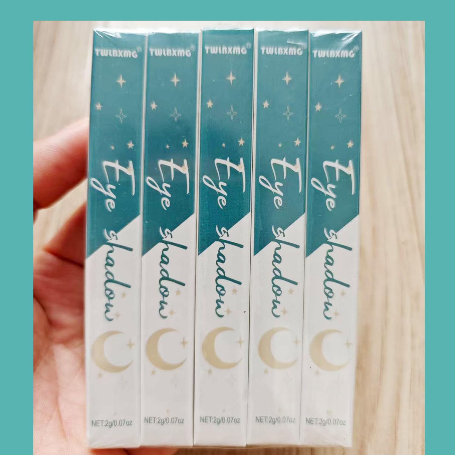 Metiplou 5-Color Eyeshadow Stick Set – Waterproof, Long-Lasting Eye Shadow & Highlighter