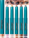 Metiplou 5-Color Eyeshadow Stick Set – Waterproof, Long-Lasting Eye Shadow & Highlighter