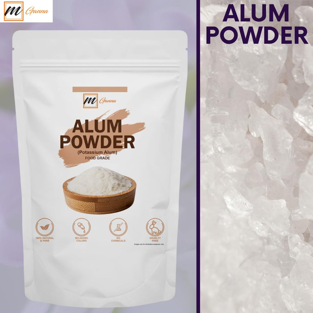 mGanna 100% Natural Alum Powder for Skin & Health Care 5 lbs