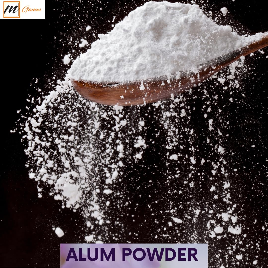 mGanna 100% Natural Alum Powder for Skin & Health Care 5 lbs