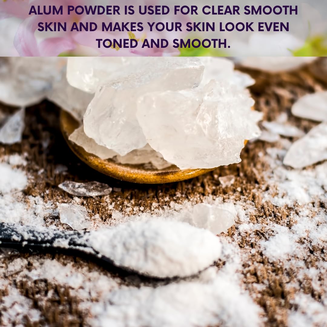 mGanna 100% Natural Alum Powder for Skin & Health Care 5 lbs