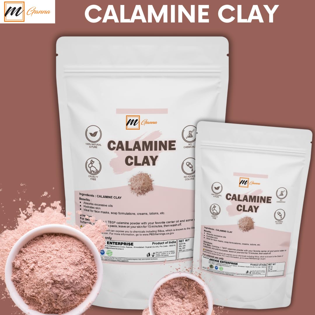 mGanna Calamine Clay Powder 1 lb – Natural DIY Skincare & Hair Care