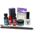 Mia Secret Acrylic Nail Kit — 1/2 oz Monomer, Clear Powder, Top Coat & Tools