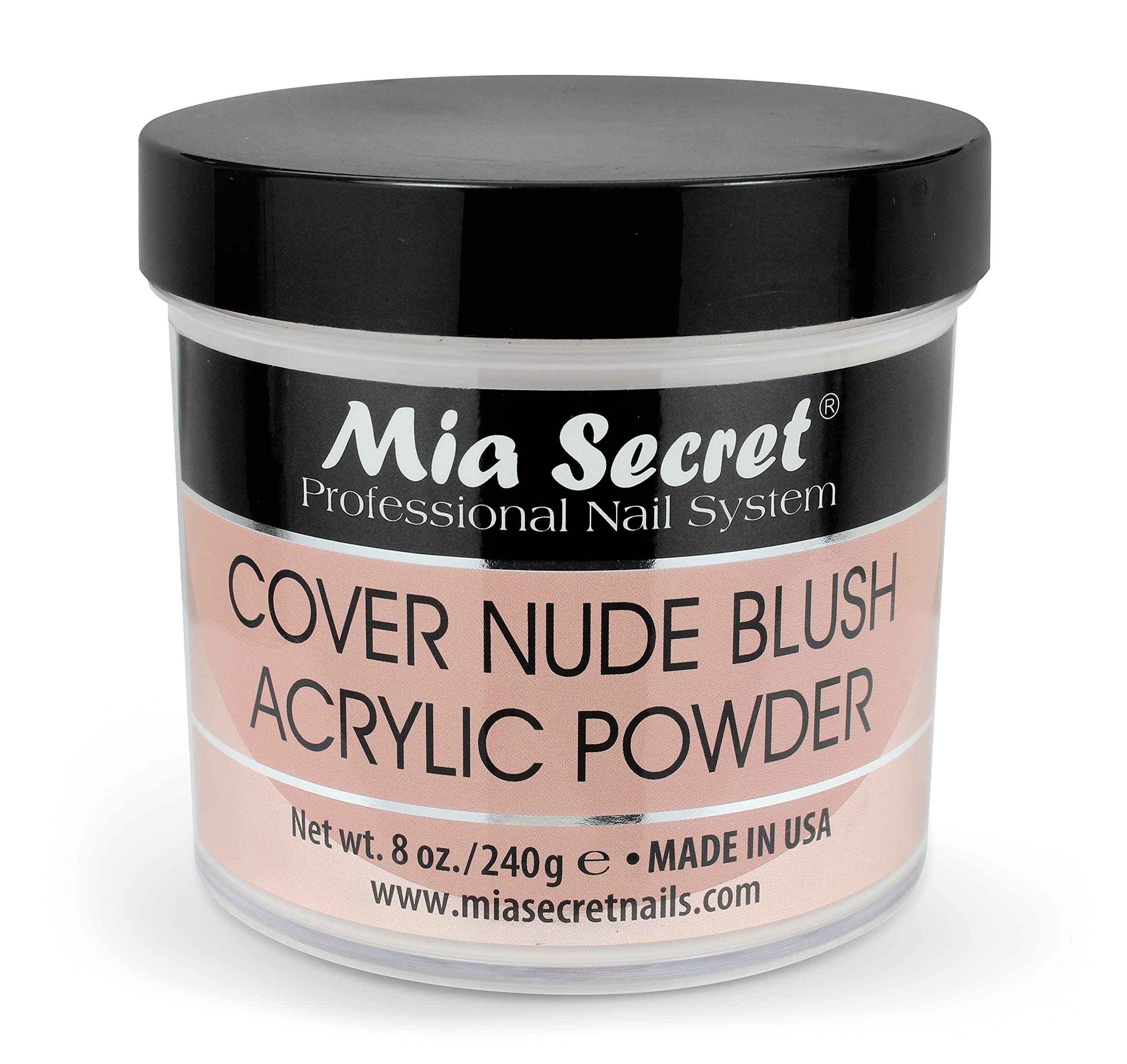 Mia Secret Cover Nude Blush Acrylic Powder — Conceal Flaws and Extend Nails