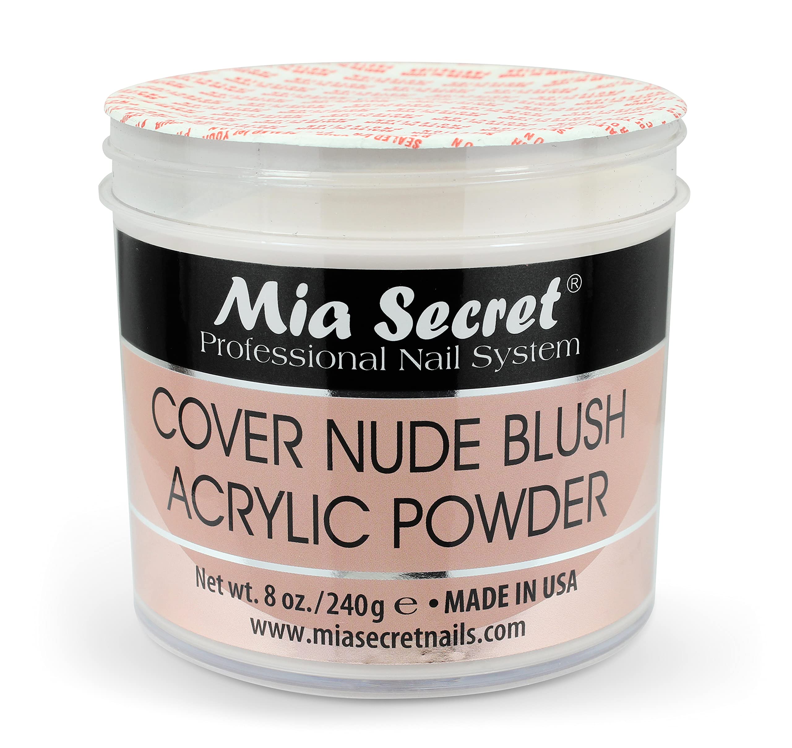 Mia Secret Cover Nude Blush Acrylic Powder — Conceal Flaws and Extend Nails
