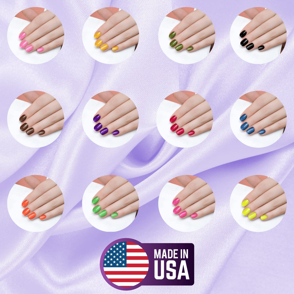 Mia Secret Fruity Collection: 12-Piece Nail Acrylic Powder Set