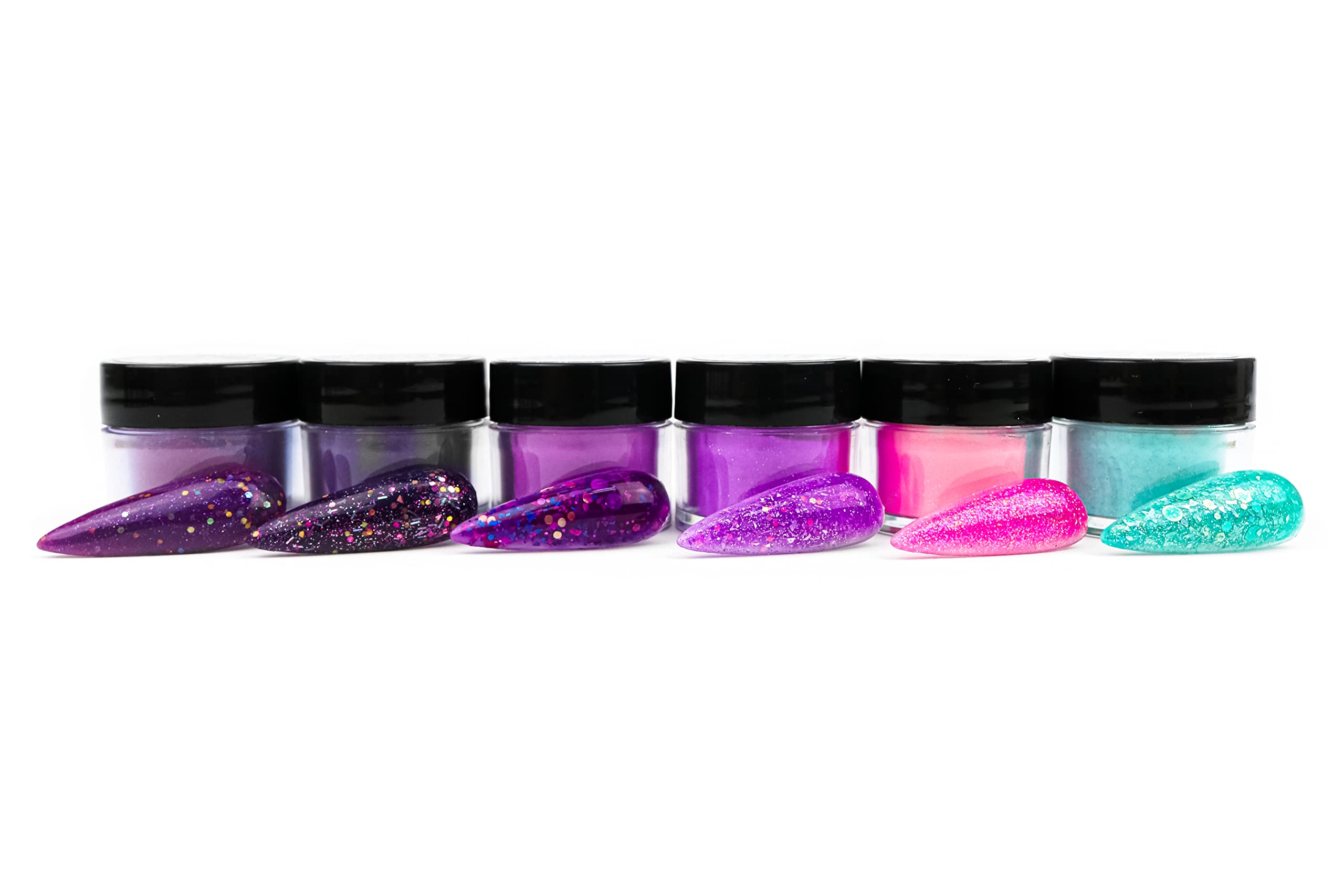Mia Secret Nail Art Las Vegas Acrylic Powder – 6 Piece Collection