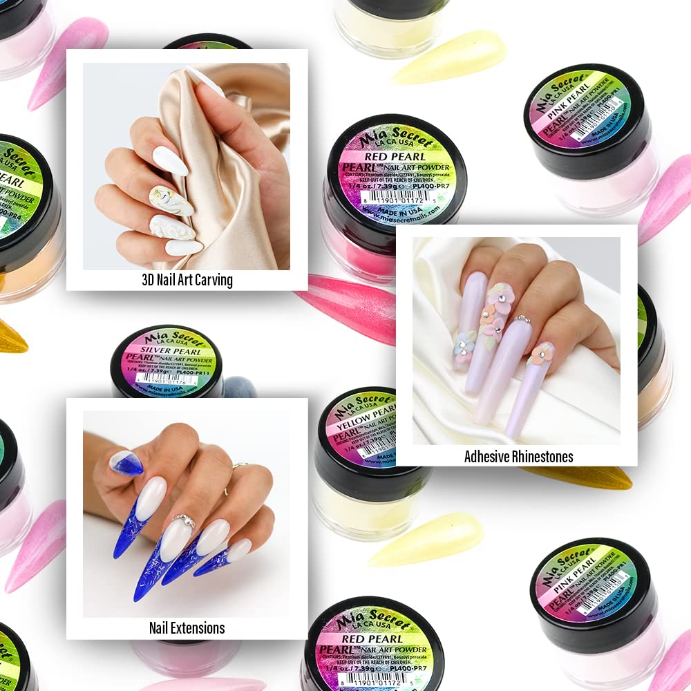 Mia Secret Nail Art Las Vegas Acrylic Powder – 6 Piece Collection