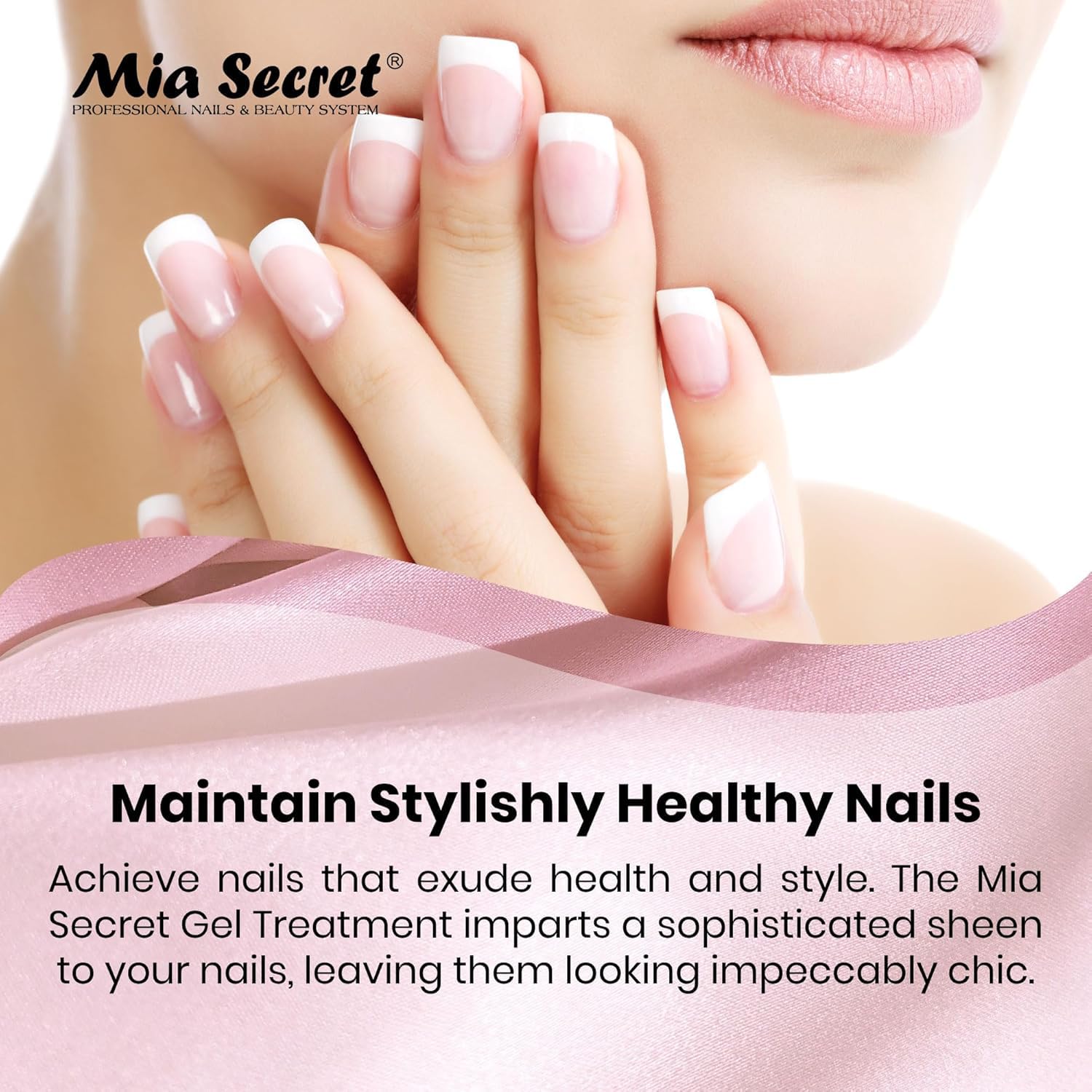Mia Secret Keratin Base and Top Gel – 0.5 oz Dual-Use Nail Treatment